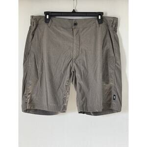 SAXX Men's Ballpark Pouch - New Frontier 2N1 Shorts 9” Gray - PRELOVED - Size 36